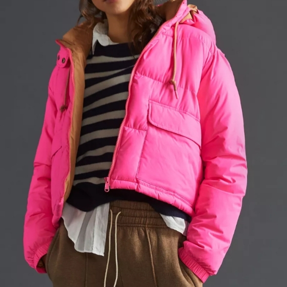 ANTHROPOLOGIE Hooded Puffer Jacket - Picture 10 of 10